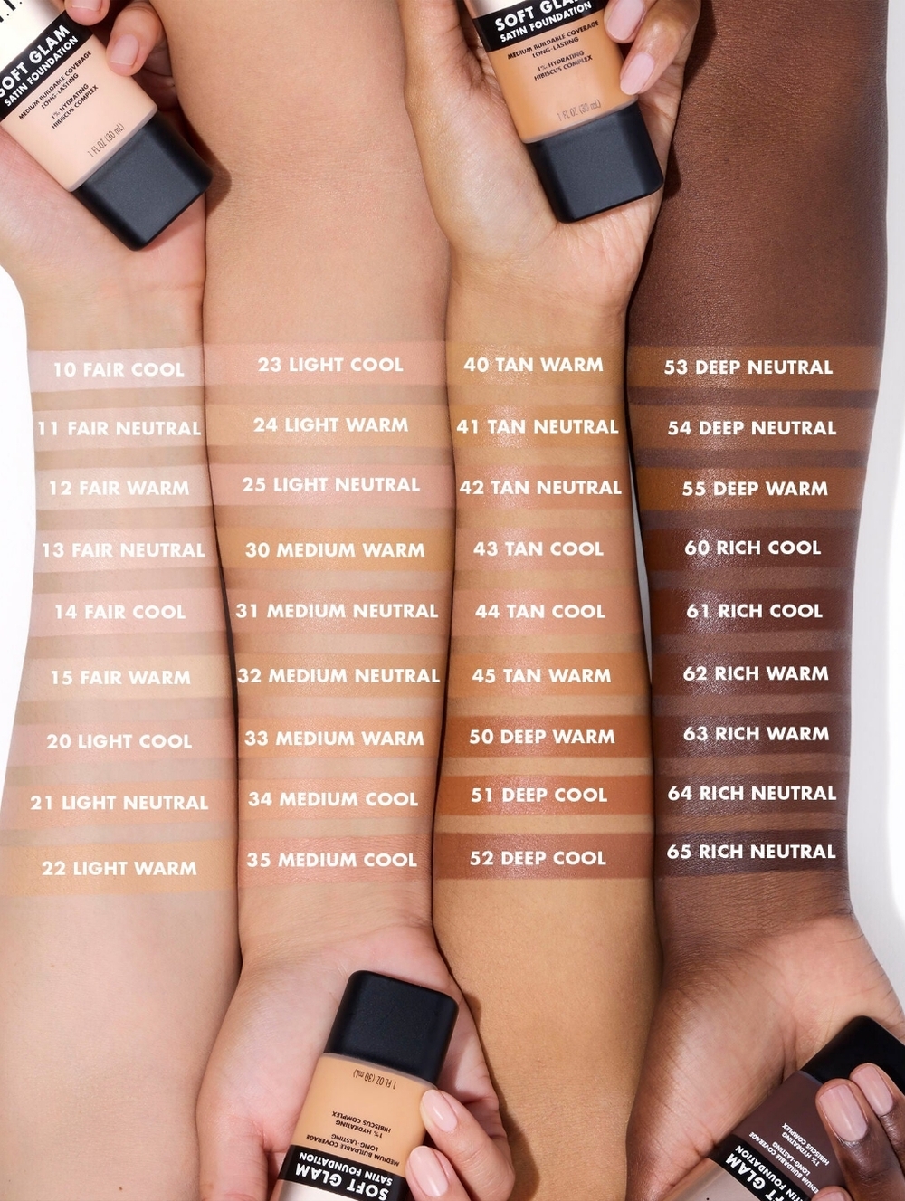 5/$25, Free: e.l.f cosmetics Soft Glam Satin Foundation (Shade: Medium Warm) - Picture 4 of 9